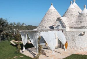 Terrasse d'un Trullo Leonardo Trulli Resort Pouilles