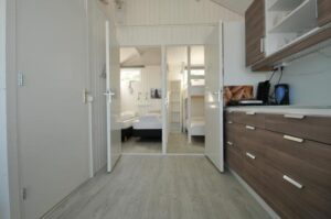 Vue des chambres et du coin cuisine