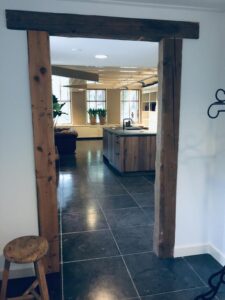 Hall d'entrée de Carolinahoeve avec vue sur le séjour