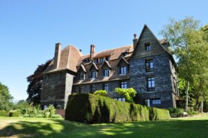 Vue extérieure du manoir