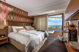 chambre d'une villa à l'appart'hôtel Onira Suite Dreams en Crète