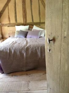 chambre avec sol en bois d'origine