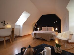 Chambre d'hôtes de charme sous les toits en Bretagne