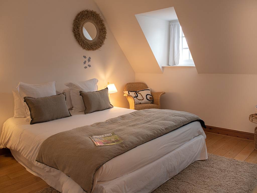 Chambre cosy et apaisante à la ferme de Kerscuntec