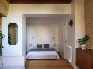 chambre de l'appartement de tourisme à louer dans Lyon