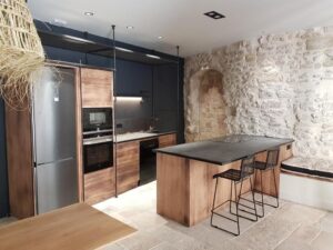 cuisine dans un loft en location vacances dans La Magnanerie de L'Isle en Provence