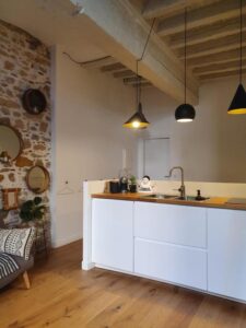 coin cuisine du Jardin Suspendu Vieux Lyon