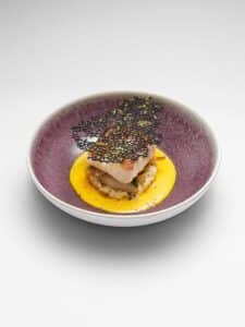 plat servi dans un des restaurants du Royal Champagne Hôtel et Spa