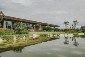 villas avec vue sur les jardins à à l'appart hôtel Santa Barbara Eco Beach Resort aux Açores