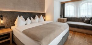 chambre double confortable et cosy dans un hôtel en Italie
