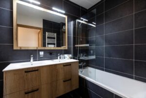 Salle de bain dans un appart'hôtel aux 2 alpes