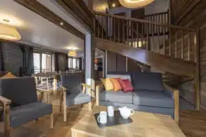 grand appartement en duplex pour famille nombreuse dans une résidence de tourisme à Val Cenis