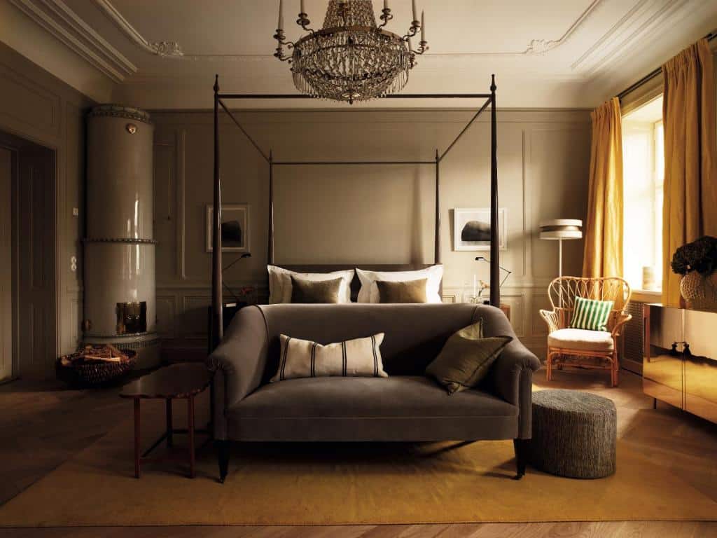 Suite cosy, élégante et raffinée à hôtel chic Ett Hem au centre de Stockholm