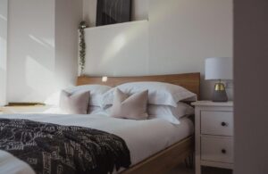 Chambre double à la décoration douce en Cornouailles