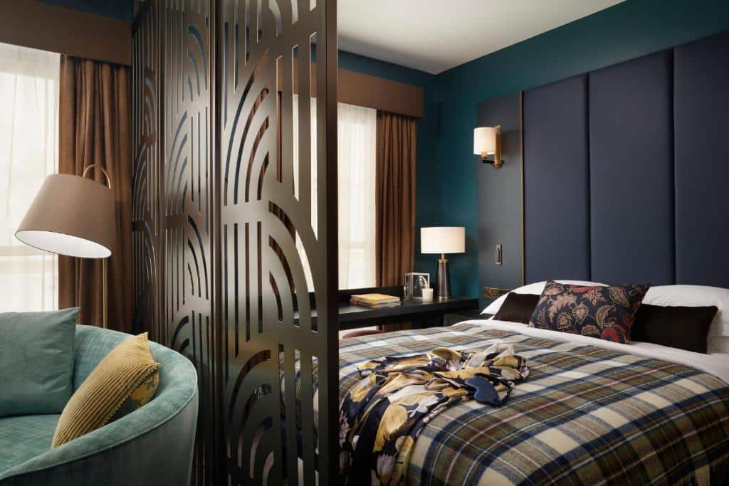 appartement avec chambre et coin salon en appart hotel à Londres
