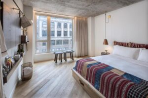 chambre d'hôtel cosy dans le quartier NoMad de New-York