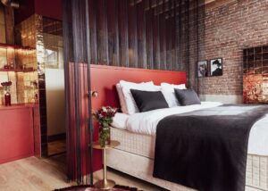 chambre double deluxe dans un boutique hôtel dans le Limbourg aux Pays-Bas