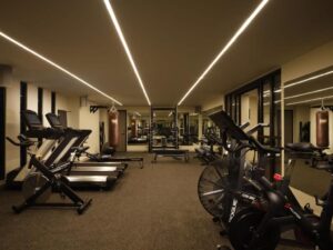 salle de fitness en appart hôtel à Londres