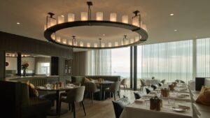 restaurant de l'Hotel de Blanke Top en Zélande