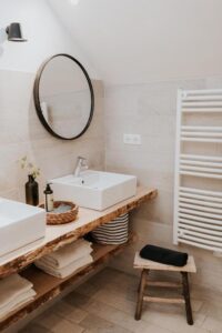 salle de bain d'une chambre d'hôtes dans le Périgord Noir