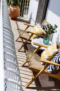 balcon avec vue mer a=à la Casa giafari