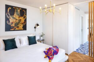 chambre moderne et cosy à la Casa Giafari en Sicile