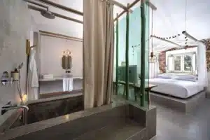 chambre double deluxe romantique dans un hotel à Fatima