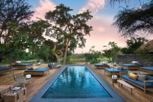 piscine extérieure du Lion Sands River Lodge