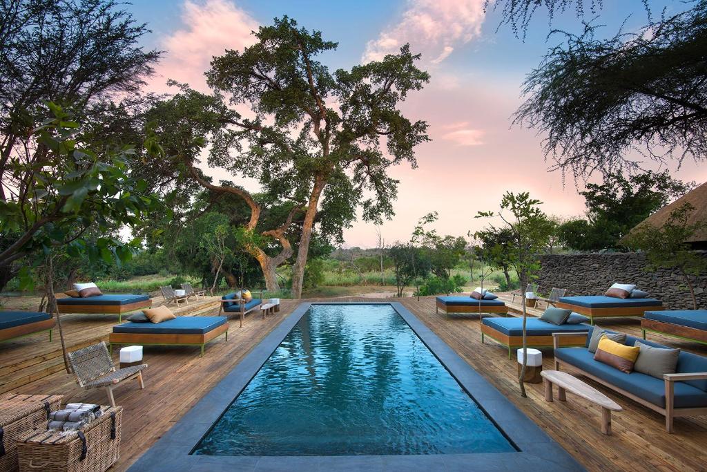 piscine extérieure du Lion Sands River Lodge