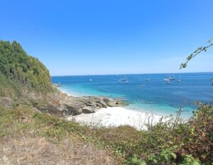 panorama de groix et ses plages de sable blanc aux eaux turquoises