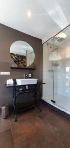 salle de douche avec lavabo