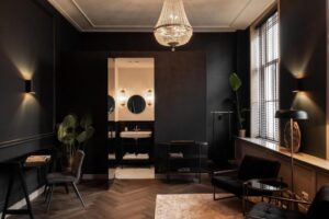 salon de la chambre supérieure au B&B Huys Oud Teylingen
