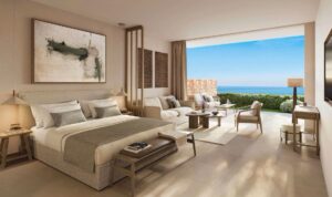 suite junior avec jardin privé et vue mer