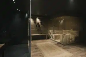 sauna privé dans une maison en location vacances dans la Forêt Noire en Allemagne