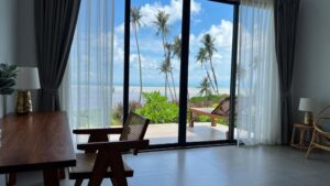 vue mer dans un hotel à koh mak