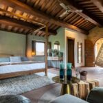 chambre d'hôtel cosy dans la province de Pérouse en Ombrie Italie