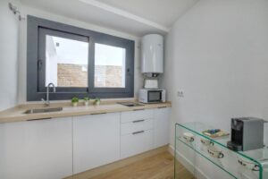 cuisine de l'appartement en location vacances dans le quartier de la Juderia