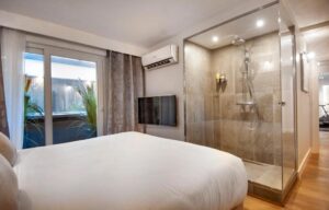 chambre avec douche
