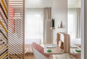 chambre double de l'hôtel Okko à Lille