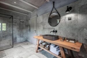 salle de douche moderne et élégante