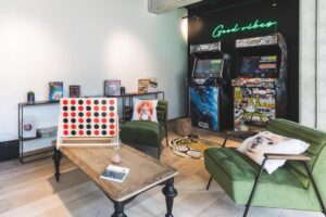 espace de jeux donc idéal pour un séjour avec enfants ou ados