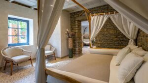 salon détente dans le boutique hôtel Maison Zugno dans le Jura