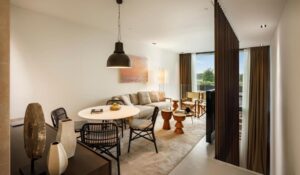 salon de la suite en duplex
