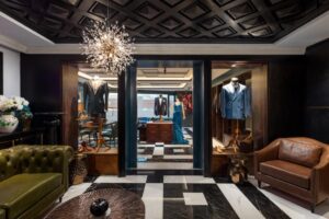 boutique tailleur dans l'hôtel