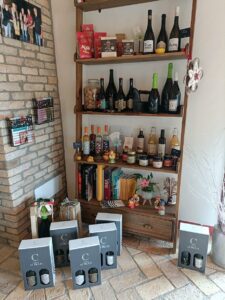 petite boutique dans l'agriturismo où l'on peut acheter les produits locaux