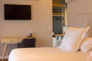 chambre double de l'hôtel de la Osa Hotel en Espagne