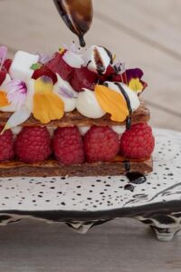 mille feuille aux framboises