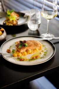 plat servi au restaurant de l'hôtel 4* à Bruxelles