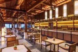 restaurant de l’hôtel proposant une cuisine au goûts authentiques du Vietnam