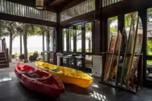 prêt de kayak, planche de surf et de kitesurf à l'hôtel The Anam Mui Ne au Vietnam